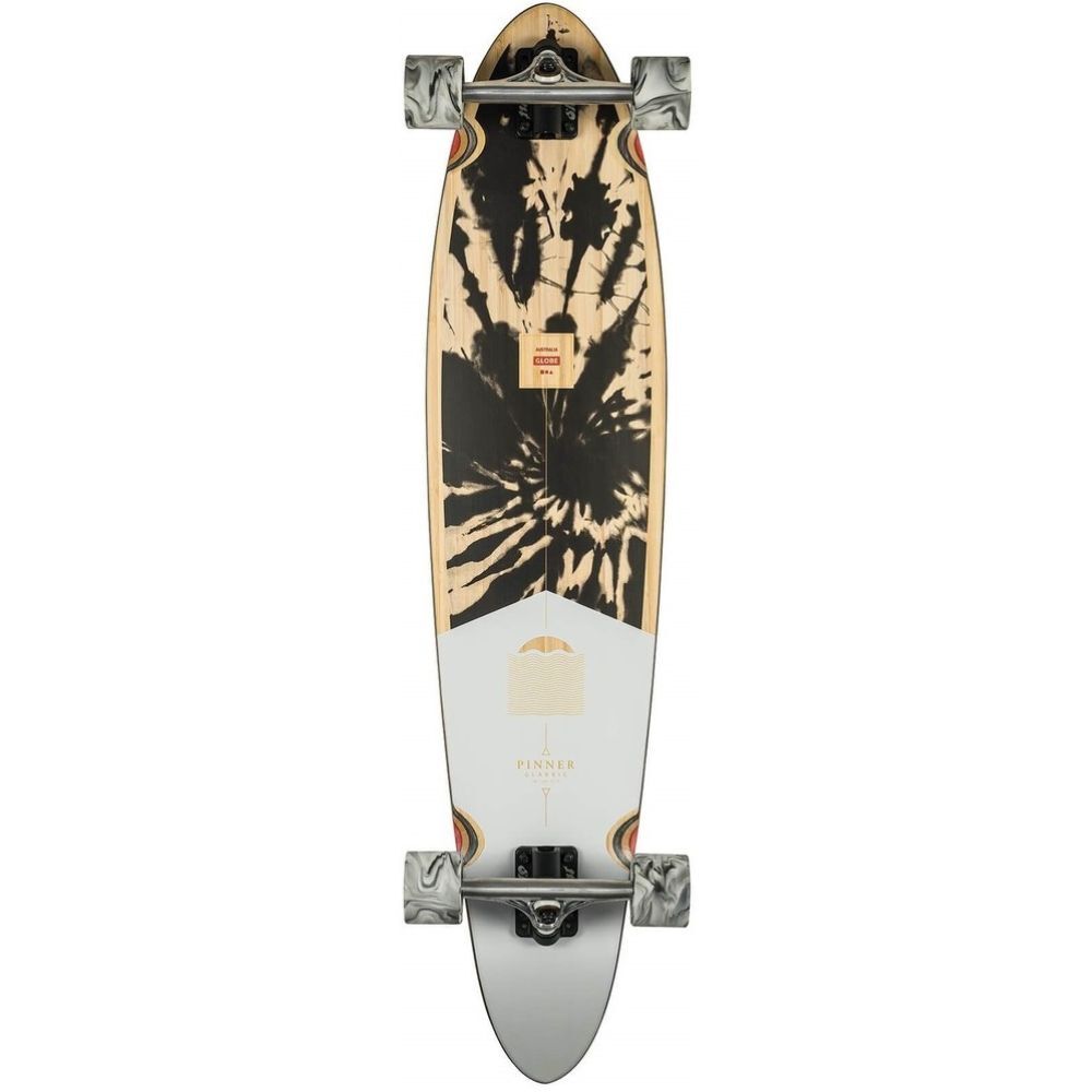 Globe Pinner Classic Bamboo Black Dye Pintail Longboard 40