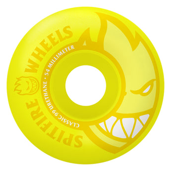 Spitfire F4 54mm 99D Neon Bighead Yellow Skateboard Wheels