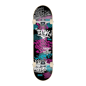 DGK Complete Skateboard - Tag Black/White 8.25" PRO