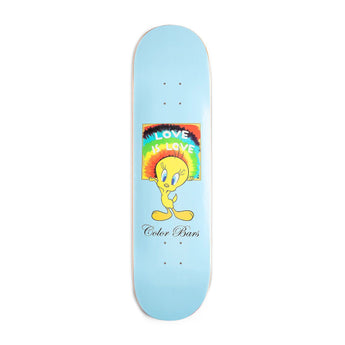 Color Bars Skateboard Deck - Looney Tunes Love is Love 8.25"