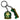 Creature Keychain Sideshow Black/Green