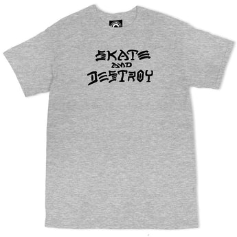 Thrasher Skate and Destroy T-Shirt Grey