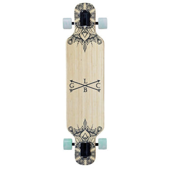 Gold Coast Longboards - Wanderlust Edition White Marble Drop Through Longboard