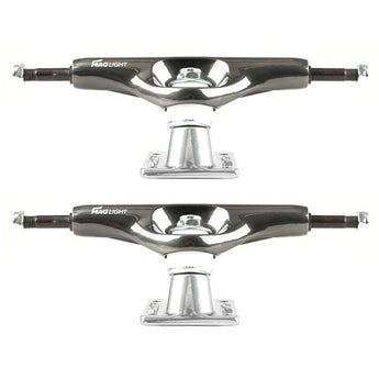 Tensor Mag Light Glossy Gunmetal Silver Set Of 2 Skateboard Trucks