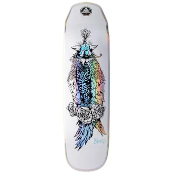 Welcome Skateboard Deck - Peregrine on Wicked Queen White/Prism Foil 8.6"