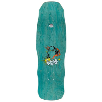 Welcome Skateboard Deck - Horny On Dark Lord Neon Orange 9.75"