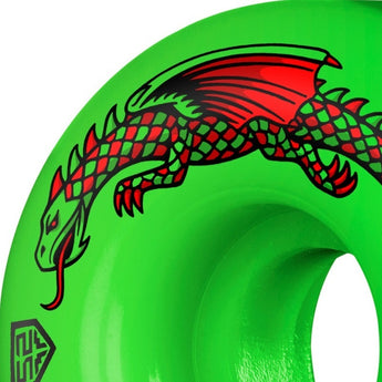 Powell Peralta Dragon Formula 93A 52x31mm Skateboard Wheels - Green