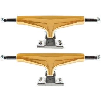 Tensor Mag Light Glossy Gold Silver Set Of 2 Skateboard Trucks