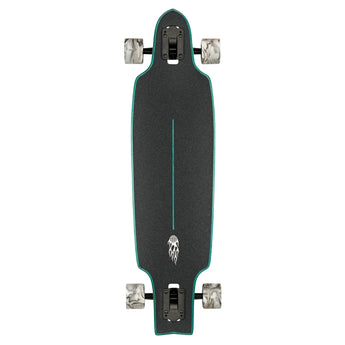 Globe - Prowler Mid Green Flames 34" Drop Through Longboard