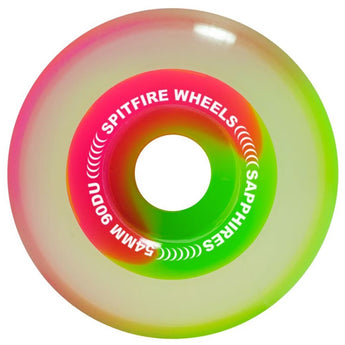 Spitfire Radial 56mm 90D Sapphire Pink/Green Skateboard Wheels