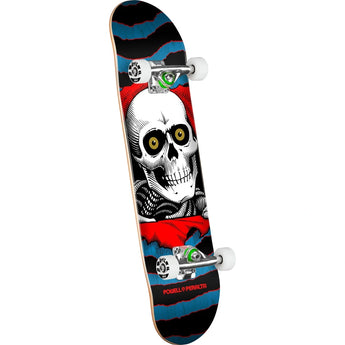 Powell-Peralta Complete Skateboard - Ripper Blue/Red 7.5"