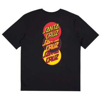 Santa Cruz Descended Dots Black T-Shirt