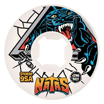 Santa Cruz Slime Balls Natas Kaupas Hardline White 95a 54mm Skateboard Wheels