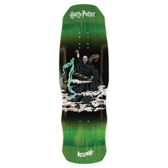 Welcome X Harry Potter Skateboard Deck - Voldemort On Dark Lord Dark Green Stain 9.85"