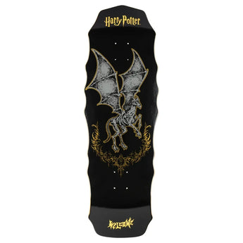 Welcome X Harry Potter Skateboard Deck - Thestral On Widow Black Gold Foil 10.0"