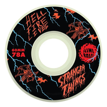 Slime Balls Stranger Things Meek Slasher Eddie OG Slime GITD 78A 60mm Skateboard Wheels
