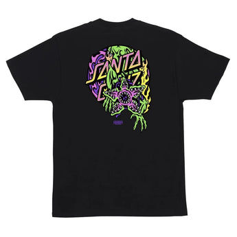 Santa Cruz X Stranger Things Demogorgon Dot Black T-Shirt