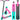 Madd Gear Kick Pro-X Kids Stunt Scooter - Pink/Teal