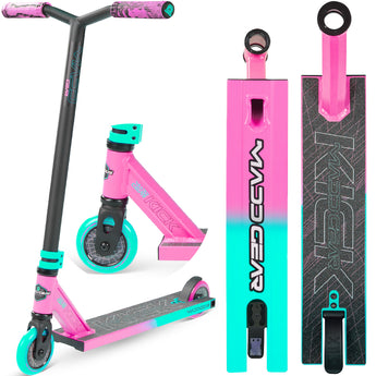 Madd Gear Kick Pro-X Kids Stunt Scooter - Pink/Teal