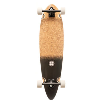 Nana - Tallie Logo Dip Black Pintail Longboard 36"