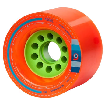 Orangatang Longboard Skateboard Wheels - Kegel Orange 80A 80mm