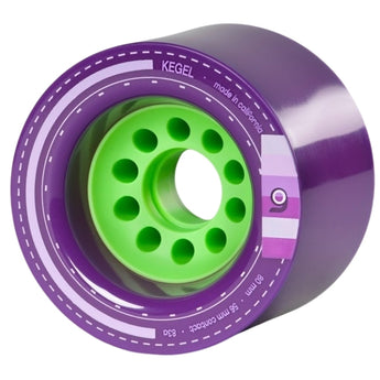 Orangatang Longboard Skateboard Wheels - Kegel Purple 83A 80mm