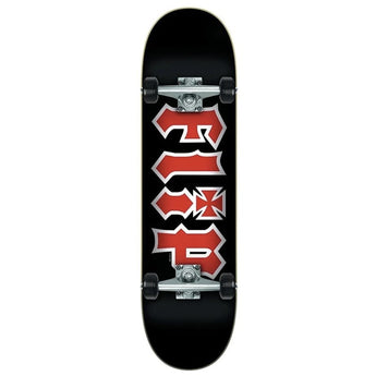 Flip Complete Skateboard - HKD Black/Red 8.0"