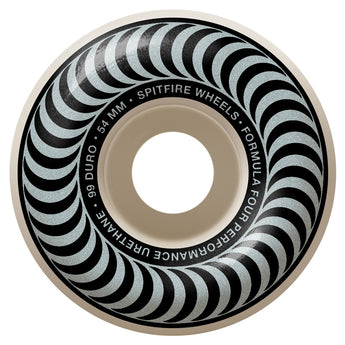 Spitfire Classic Swirl F4 99D Skateboard Wheels - Silver