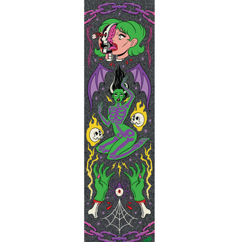 MOB Skateboard Griptape - Tragic Girls Sorcery  9" x 33"