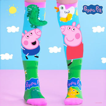 Madmia - Peppa Pig & George Socks (ages 3-5)