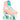 Rio Roller - Script Peach and Green