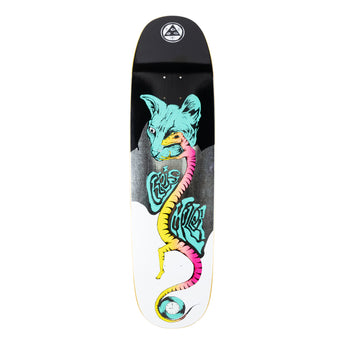 Welcome Skateboard Deck - Miller Left Eye On Catblood 2.0 Black/White 8.75"