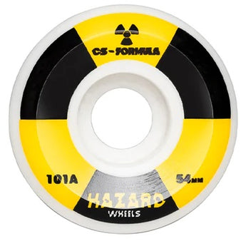 Hazard Radio Active CS Conical Shape 101A White Skateboard Wheels