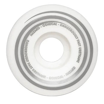 Hazard Radio Active CS Conical Shape 101A White Skateboard Wheels