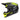 Onealv26 3SRS Full Face Helmet Black/Grey/Neon Yellow