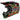 Oneal 26 3SRS Full Face Helmet Crank Multi