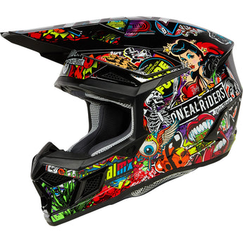 Oneal 26 3SRS Full Face Helmet Crank Multi