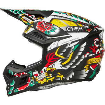 Oneal 26 3SRS Full Face Helmet Inked