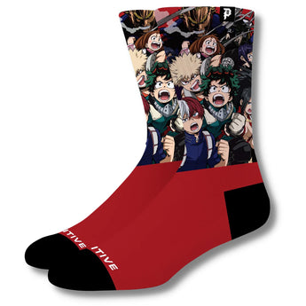 Primitive Socks My Hero Academia Red