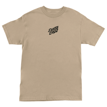 Santa Cruz X Stranger Screaming Lights Sand T-Shirt