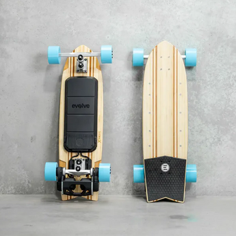 EVOLVE - Stoke X Electric Skateboard Blue Wheels