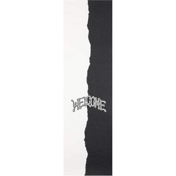Welcome Skateboard Griptape - Halfblood Black/White