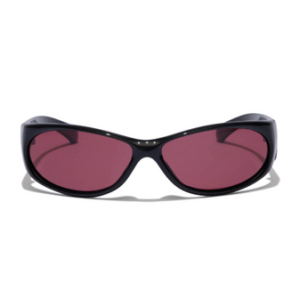 RITUALVISION Demon Speed Sunglasses - Polished Black/Rust Polarised