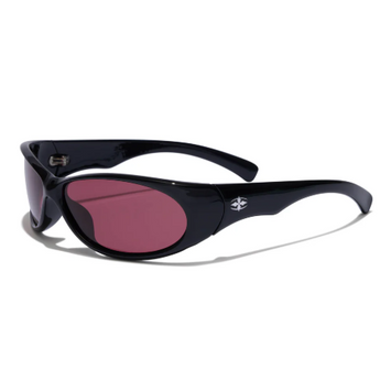 RITUALVISION Demon Speed Sunglasses - Polished Black/Rust Polarised