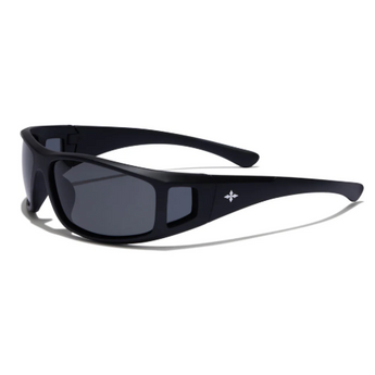 RITUALVISION Dragster Sunglasses - Matte Black/Black Polarised