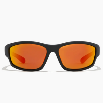 RITUALVISION Teenage Zero Sunglasses - Matte Black/Reflective Orange Polarised