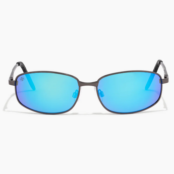 RITUALVISION Californication Sunglasses - Polished Gunmetal/Blue Reflective