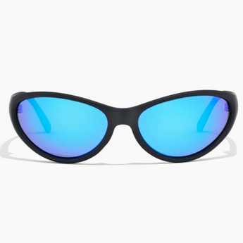 RITUALVISION Morphine Sunglasses - Matte Black/Blue Reflective Polarised