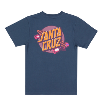 Santa Cruz Summer 76 Youth T-shirt Dark Blue
