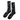 Thrasher Socks - Gonz Logo Crew Black Socks